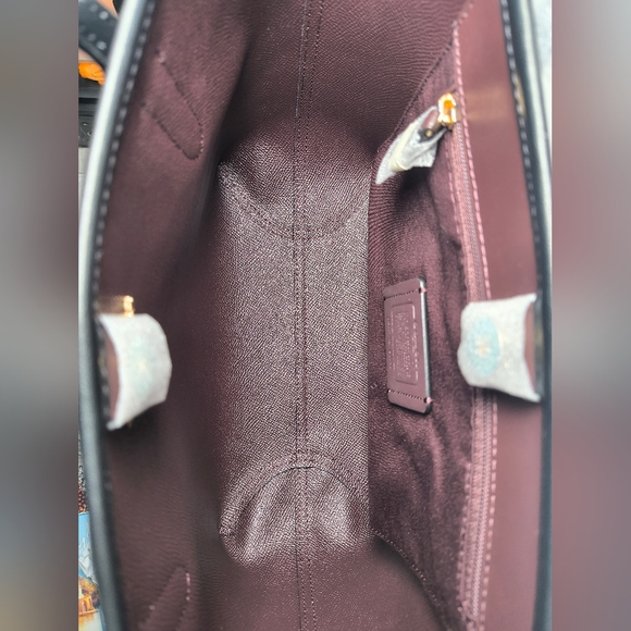 Coach small IMXAQ small city tote Black and Brown Women's Tote Bag - Picture 8 of 15